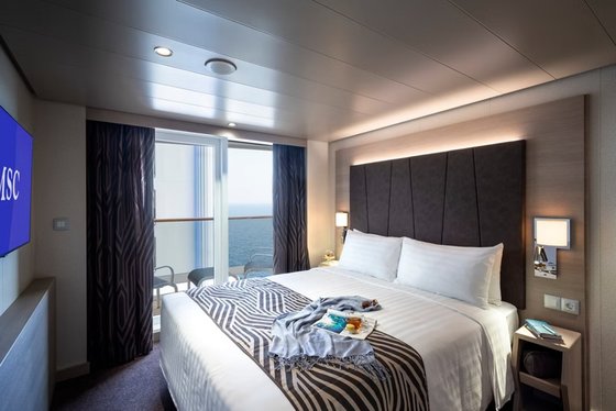 Apartmá Premium Suite Aurea s výhledem na promenádu a oceán (SLP) - MSC World Europa
